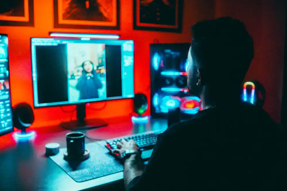Game Director at their desk