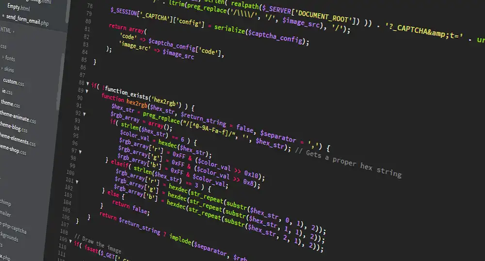 Technical Lead writing code
